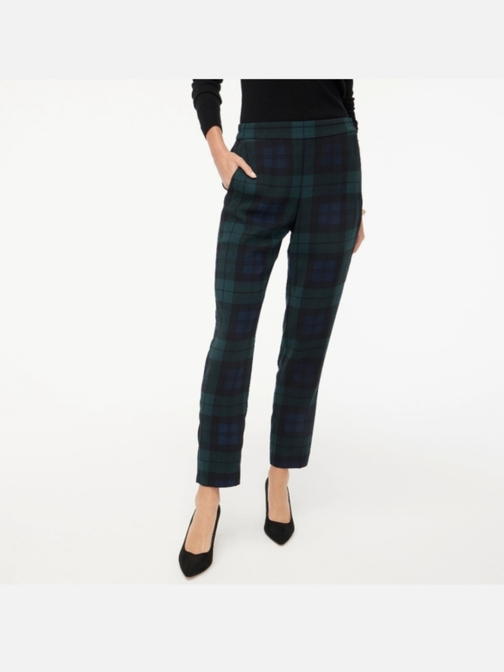 J Crew Size 14T Jamie Pants Blackwatch Tartan Plaid